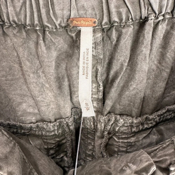 Free People Moon Bay Parachute Shorts in Army - Picture 6 of 8